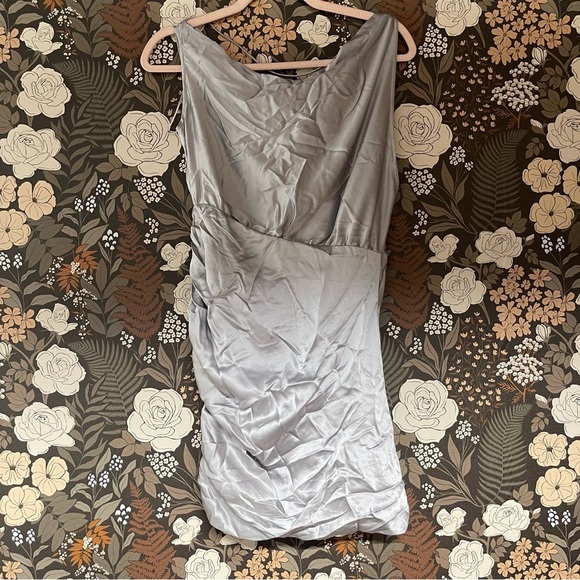 NWT The Sei Strapped Mini Dress in Platinum size 4 - Picture 8 of 8